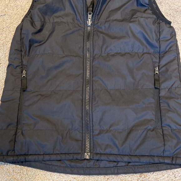 The North Face Lightweight Puffer Vest Youth Medium Black Full Zip Sleeveless - Picture 2 of 9